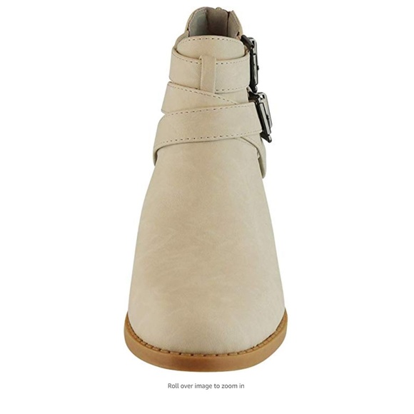 NIB Closed Toe Crisscross Ankle Back Zip Bootie, Size 7.5 - Picture 4 of 6